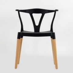 Стул Barneo N-218 Wishbone интерьерный кухонный черный в Соликамске - solikamsk.mebel24.online | фото 3