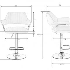 Стул барный DOBRIN CHARLY LM-5019 (черный) в Соликамске - solikamsk.mebel24.online | фото 2