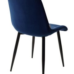 Стул CHIC BLUVEL-86 NAVY BLUE / черный каркас М-City в Соликамске - solikamsk.mebel24.online | фото 3