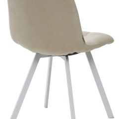 Стул CHILLI SQUARE UF860-01B бежевый, ткань/ белый каркас М-City в Соликамске - solikamsk.mebel24.online | фото 2