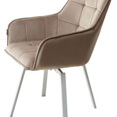 Стул MAVERICK 360 град. поворот. BLUVEL-40 BEIGE/ белый каркас, М-City в Соликамске - solikamsk.mebel24.online | фото 8