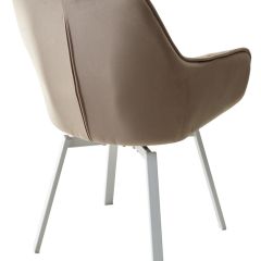 Стул MAVERICK 360 град. поворот. BLUVEL-40 BEIGE/ белый каркас, М-City в Соликамске - solikamsk.mebel24.online | фото 9