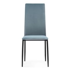 Стул на металлокаркасе Tod light blue / black в Соликамске - solikamsk.mebel24.online | фото