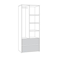 Торонто Шкаф для одежды 13.333 в Соликамске - solikamsk.mebel24.online | фото 2