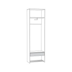 Трувор Шкаф для одежды 13.328.02 в Соликамске - solikamsk.mebel24.online | фото 2