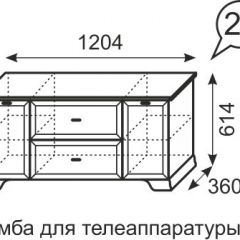 Тумба для телеаппаратуры Венеция 21 бодега в Соликамске - solikamsk.mebel24.online | фото 3