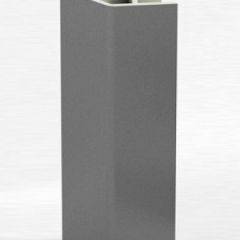 Угловое соединение для цоколя 135 гр. h150 мм (Алюминий, Белый, Черный, Сономаый) в Соликамске - solikamsk.mebel24.online | фото