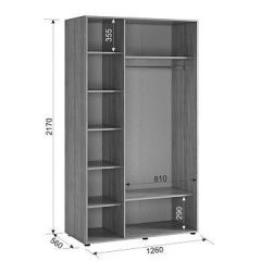 ЗАРА Шкаф 3-х створчатый 2 в Соликамске - solikamsk.mebel24.online | фото 2