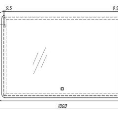 Зеркало Dream 100 alum с подсветкой Sansa (SD1024Z) в Соликамске - solikamsk.mebel24.online | фото 7