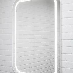 Зеркало Elis 100 white с подсветкой Sansa (SEe1045Z) в Соликамске - solikamsk.mebel24.online | фото 3