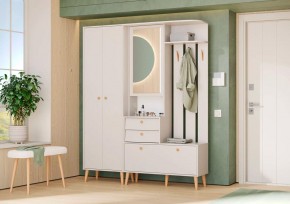 АФИНА Прихожая (модульная) кашемир серый в Соликамске - solikamsk.mebel24.online | фото 1