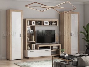 Ангара Пенал (Белый глянец/Сонома) в Соликамске - solikamsk.mebel24.online | фото 3