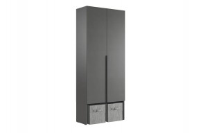 БАСКО Прихожая К10 (графит) в Соликамске - solikamsk.mebel24.online | фото 4
