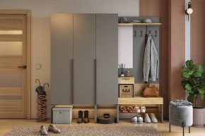 БАСКО Прихожая К11 (графит) в Соликамске - solikamsk.mebel24.online | фото