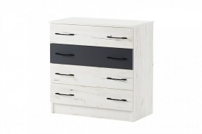 БЕАТРИС Комод К800 (дуб крафт белый/антрацит) в Соликамске - solikamsk.mebel24.online | фото 2