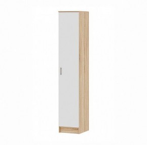 БЕАТРИС Шкаф Соло (дуб сонома/белый глянец) в Соликамске - solikamsk.mebel24.online | фото