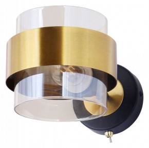 Бра Arte Lamp Carlo A8205AP-1BK в Соликамске - solikamsk.mebel24.online | фото