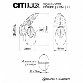 Бра Citilux Garuda CL420313 в Соликамске - solikamsk.mebel24.online | фото 5