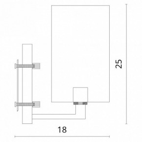 Бра Divinare Porta 5933/01 AP-1 в Соликамске - solikamsk.mebel24.online | фото 3