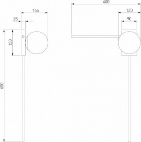 Бра Eurosvet Fredo 40034/1 латунь в Соликамске - solikamsk.mebel24.online | фото 4
