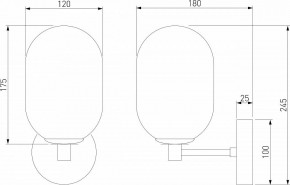 Бра Eurosvet Loona 60161 латунь в Соликамске - solikamsk.mebel24.online | фото 4