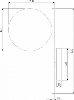 Бра Eurosvet Marbella 60147/1 черный в Соликамске - solikamsk.mebel24.online | фото 2