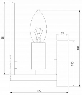 Бра Eurosvet Marble 60158/1 латунь в Соликамске - solikamsk.mebel24.online | фото 3