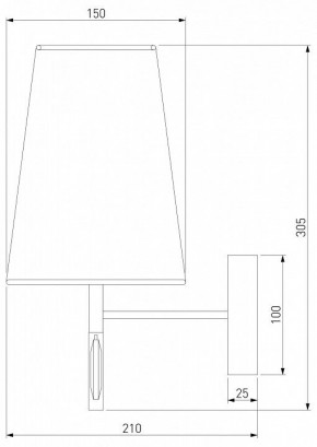 Бра Eurosvet Milazzo 60137/1 хром в Соликамске - solikamsk.mebel24.online | фото 4