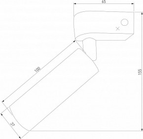 Бра Eurosvet Pitch 20143/1 LED титан в Соликамске - solikamsk.mebel24.online | фото 3