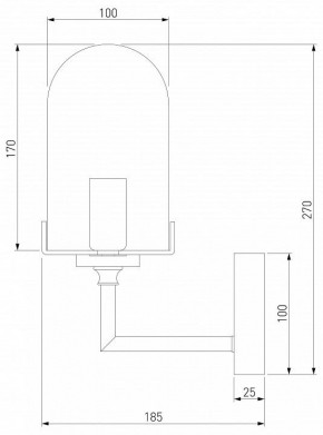 Бра Eurosvet Pluto 60156/1 хром в Соликамске - solikamsk.mebel24.online | фото 2