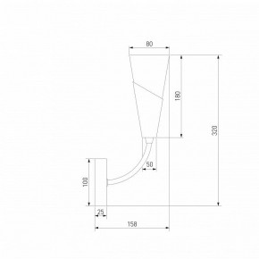 Бра Eurosvet Rhyton 60167/1 латунь в Соликамске - solikamsk.mebel24.online | фото 5