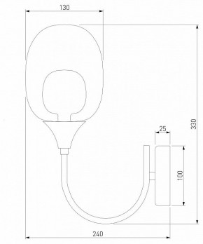 Бра Eurosvet Spritz 70218/1 латунь в Соликамске - solikamsk.mebel24.online | фото 4