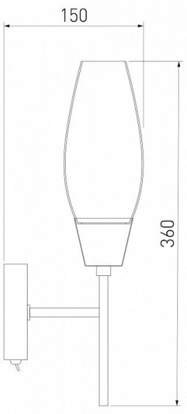 Бра Eurosvet Thalia 60140/1 сатин-никель в Соликамске - solikamsk.mebel24.online | фото 3