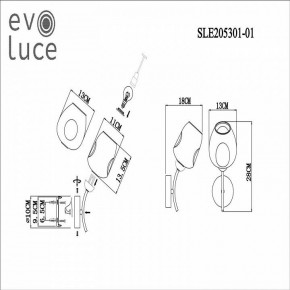 Бра EVOLUCE Besano SLE205301-01 в Соликамске - solikamsk.mebel24.online | фото 7
