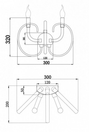 Бра Maytoni Atlanta MOD051WL-02TR в Соликамске - solikamsk.mebel24.online | фото 3