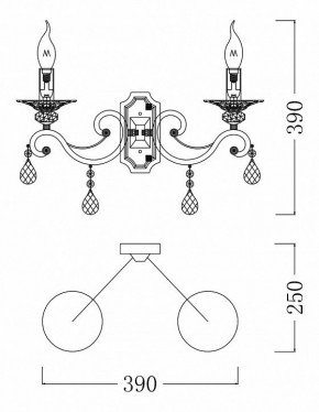 Бра Maytoni Grace ARM247-02-G в Соликамске - solikamsk.mebel24.online | фото 4