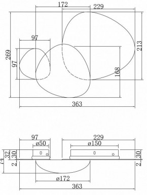 Бра Maytoni Jack-stone MOD314WL-L8G3K в Соликамске - solikamsk.mebel24.online | фото 5