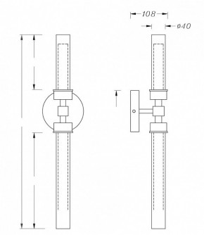 Бра Maytoni Stelo MOD116WL-L7B3K в Соликамске - solikamsk.mebel24.online | фото 3