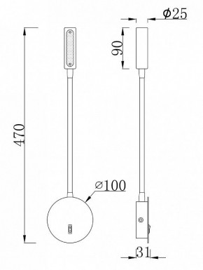 Бра Maytoni Stem C035WL-L3B3K в Соликамске - solikamsk.mebel24.online | фото 7