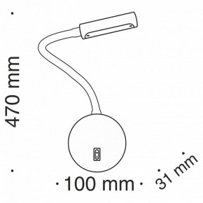 Бра Maytoni Stem C035WL-L3CH3K в Соликамске - solikamsk.mebel24.online | фото 6
