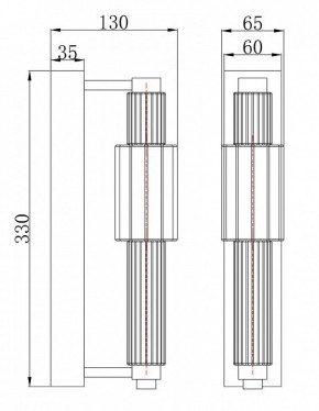 Бра Maytoni Verticale MOD308WL-L9CH3K в Соликамске - solikamsk.mebel24.online | фото 3