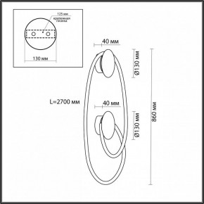 Бра Odeon Light Corda 4391/30WL в Соликамске - solikamsk.mebel24.online | фото 4