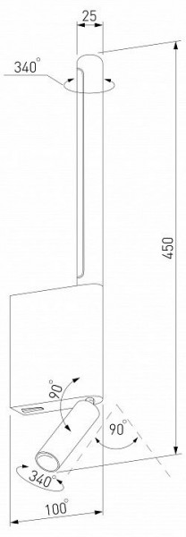 Бра с подсветкой Elektrostandard Sarca a066400 в Соликамске - solikamsk.mebel24.online | фото 5