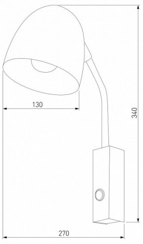 Бра TK Lighting Soho 4167 Soho Black в Соликамске - solikamsk.mebel24.online | фото 2
