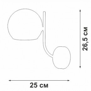 Бра Vitaluce V39570 V39570-8/1A в Соликамске - solikamsk.mebel24.online | фото 2