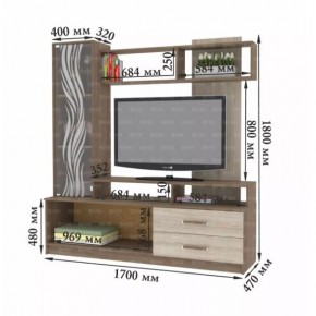 ДАРЬЯ Гостиная (Крафт серый/Крафт белый) в Соликамске - solikamsk.mebel24.online | фото 8