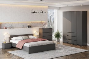 ДЕНВЕР Кровать 1600 (Графит серый) в Соликамске - solikamsk.mebel24.online | фото 4