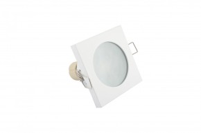 DK3014-WH Встраиваемый светильник влагозащ., IP 44, 50 Вт, GU10, белый, алюминий в Соликамске - solikamsk.mebel24.online | фото 4