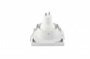 DK3014-WH Встраиваемый светильник влагозащ., IP 44, 50 Вт, GU10, белый, алюминий в Соликамске - solikamsk.mebel24.online | фото 5