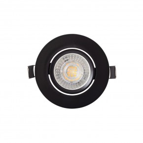 DK3020-BK Встраиваемый светильник, IP 20, 10 Вт, GU5.3, LED, черный, пластик в Соликамске - solikamsk.mebel24.online | фото 1